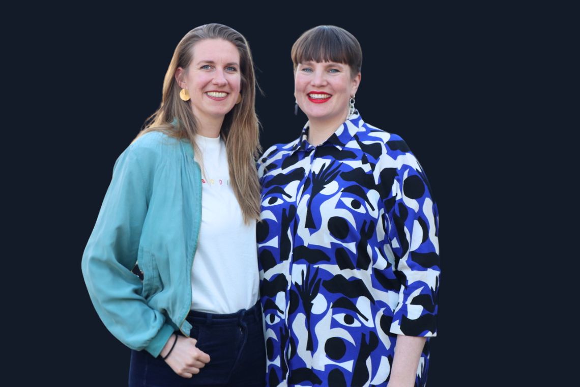 Johanna Leifeld und Lea Hansjürgen vom feministischen Kunstprojekt New Norm in Paderborn sind zu Gast im Podcast Venus Codes mit Suzanne Frankenfeld