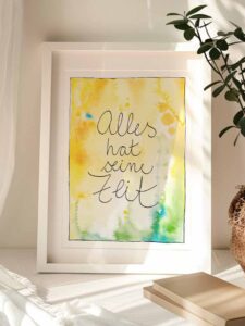 Anna in Farben Bild von Anna Wiesemann Alles hat seine Zeit