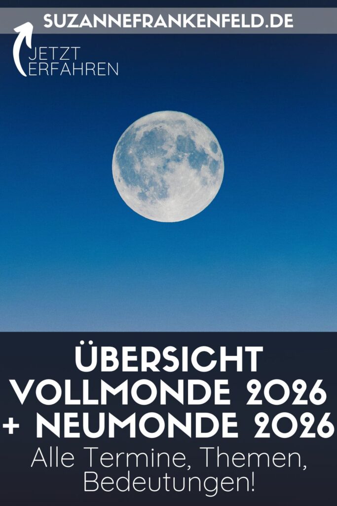Vollmonde 2026 und Neumonde 2026 – Übersicht, Themen, Bedeutung