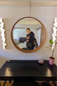 Spiegelselfie im AirBnB in Aarhus